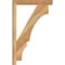 Ekena Millwork Balboa Block Rough Sawn Bracket w/ Offset Brace, Western Red Cedar, 4"W x 20"D x 32"H BKT0402X20X32BOA05RWR - alternate 2